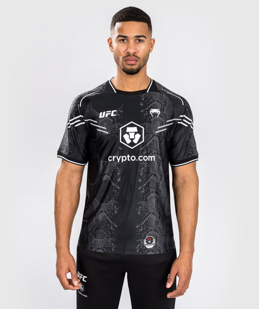 UFC Adrenaline by Venum Authentic Fight Night Menâ€Ms Walkout Jersey - Black